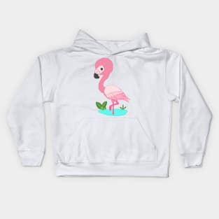 Cute flamingo Kids Hoodie